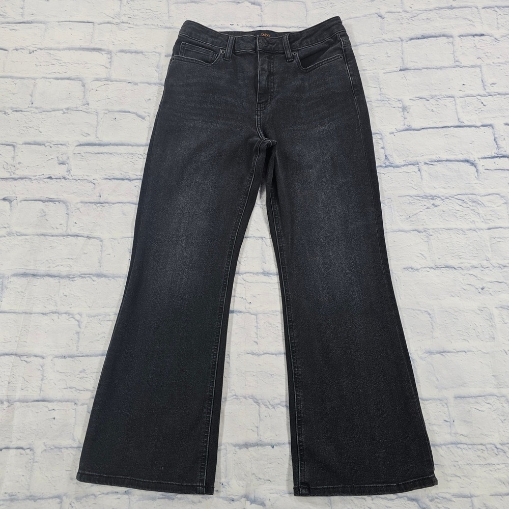 Quince Black Wide-Leg High-Rise Jeans